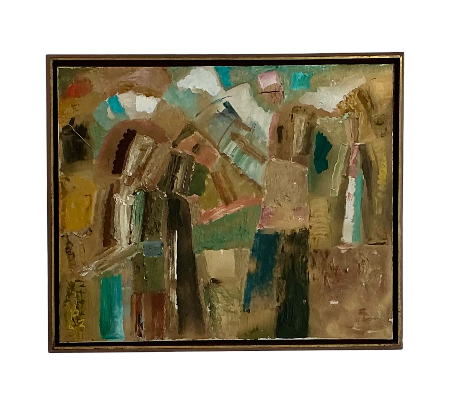 Soja Litwinowa - „Frauen in Bergen“ - Originale Mischtechnik