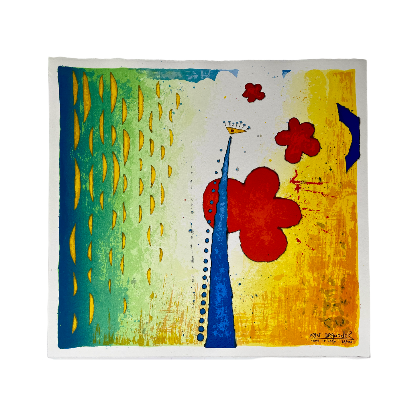 Klaus Brandner - „Take it easy“ - Lithografie