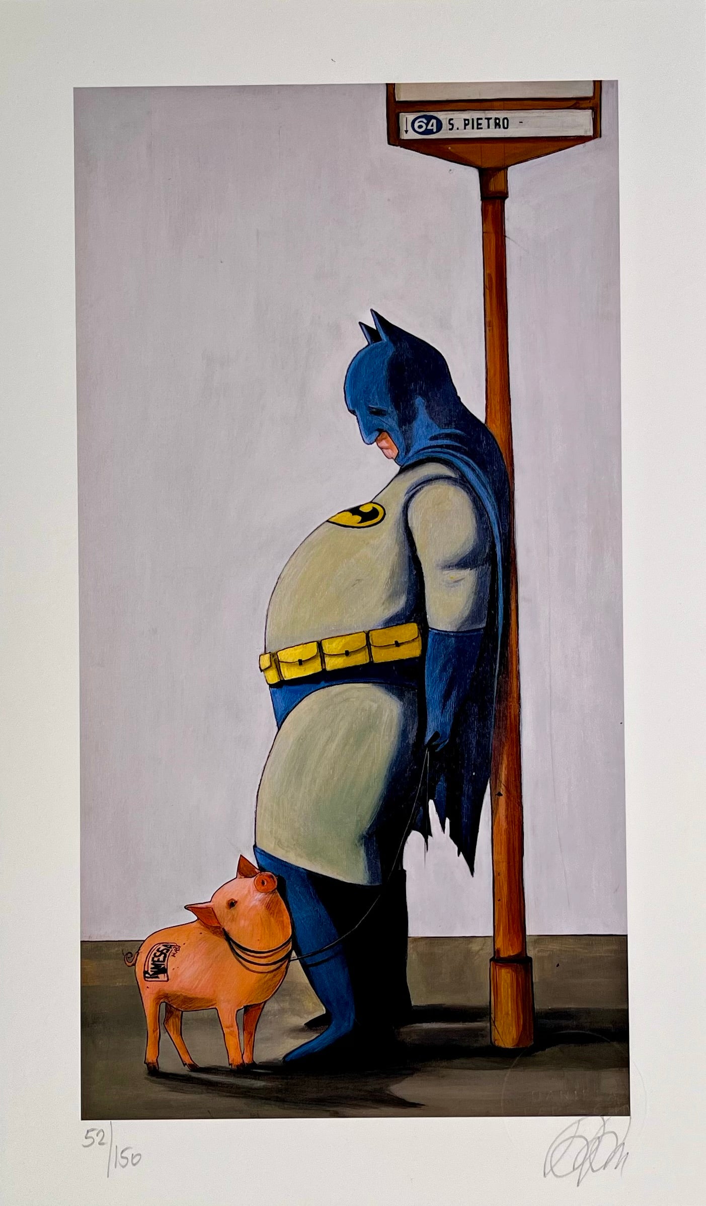 Daniela Pareschi - „WAIT…“ - Lithografie