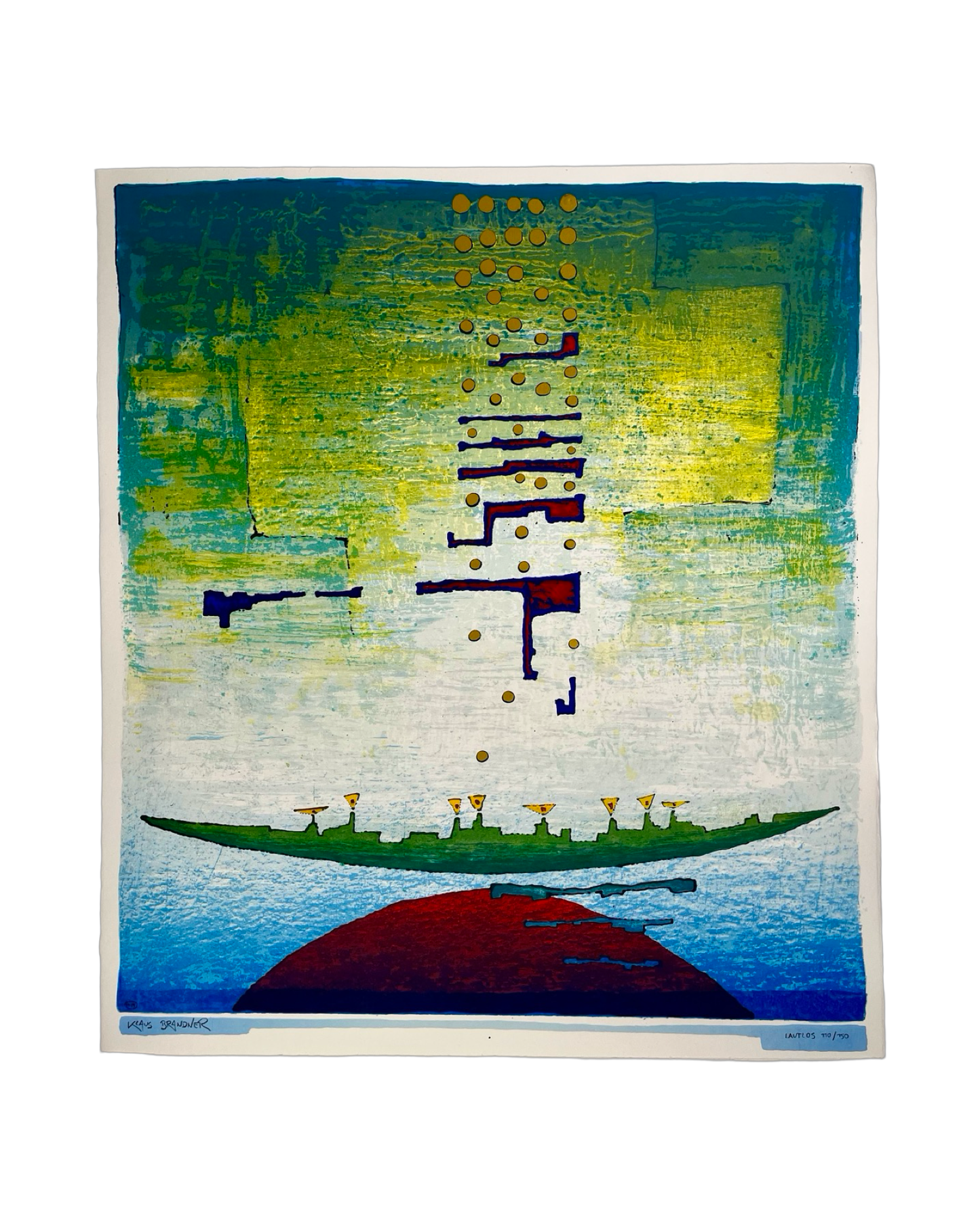 Klaus Brandner - „Lautlos“ - Lithografie