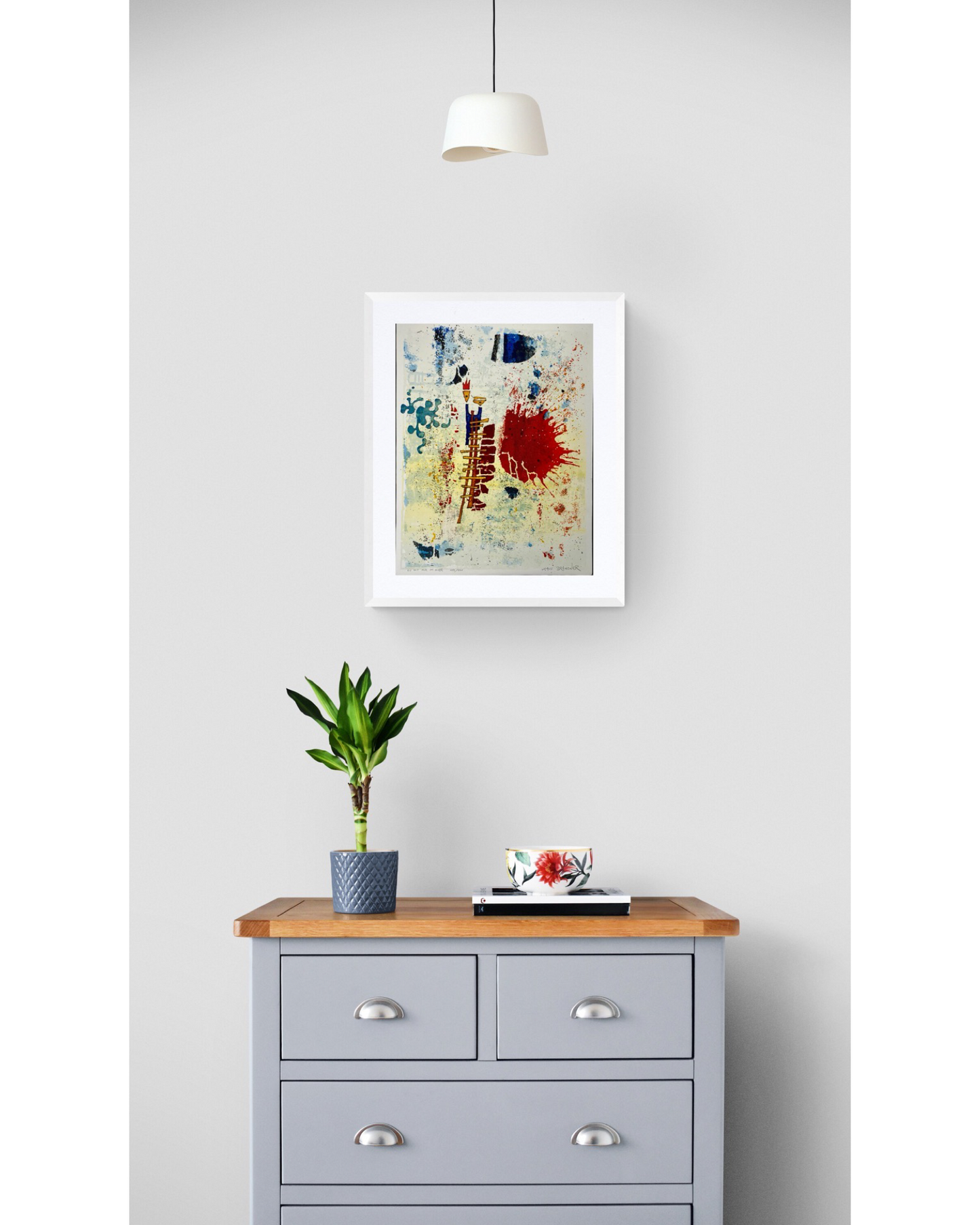 Klaus Brandner -„Du mit mir im Hier“ - Lithografie