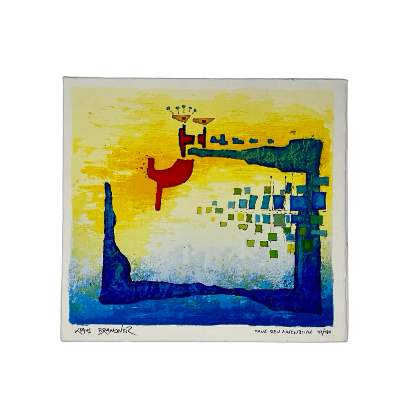 Klaus Brandner - „Fang den Augenblick“ - Lithografie