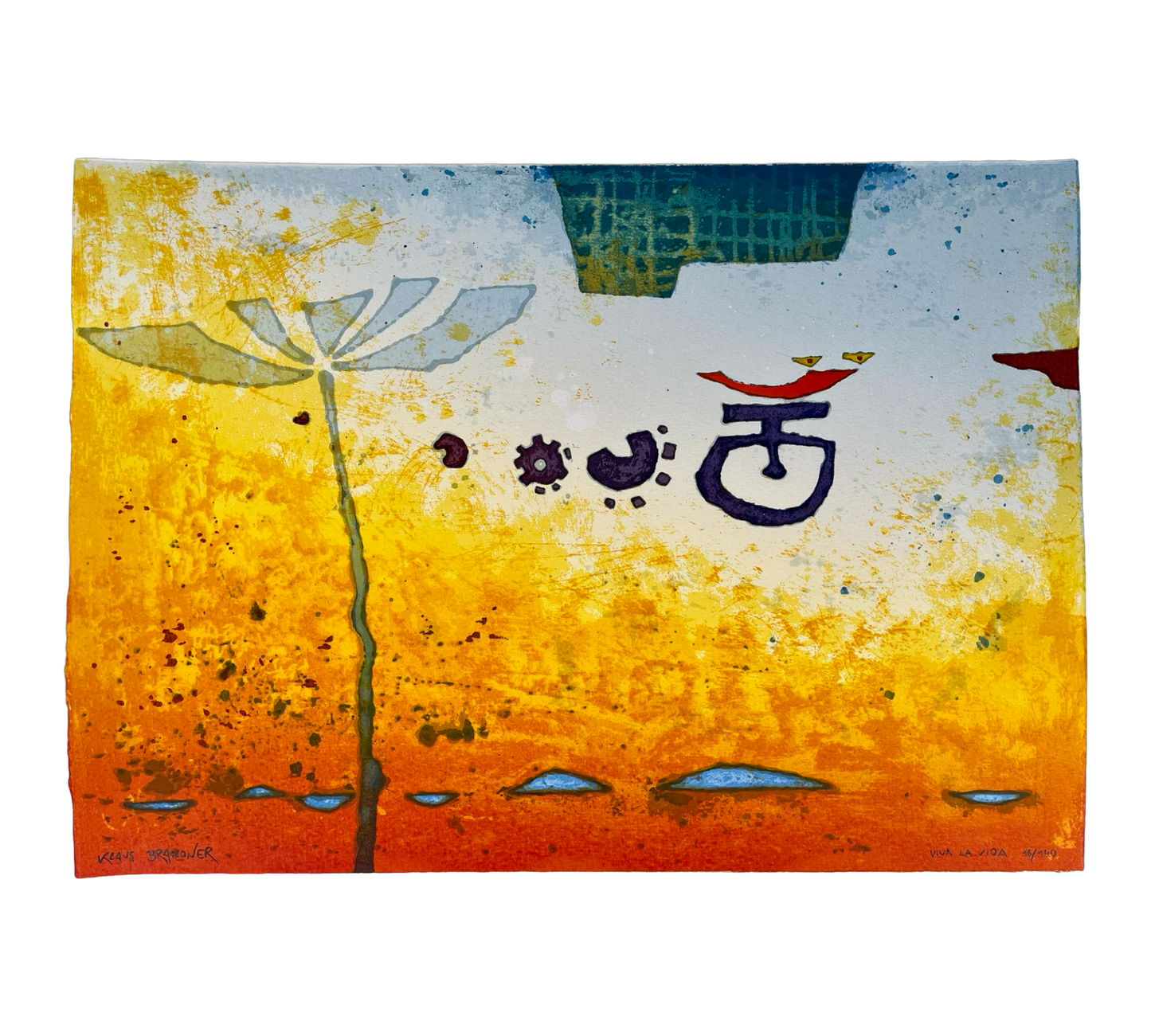 Klaus Brandner „Viva La Vida“ - Lithografie