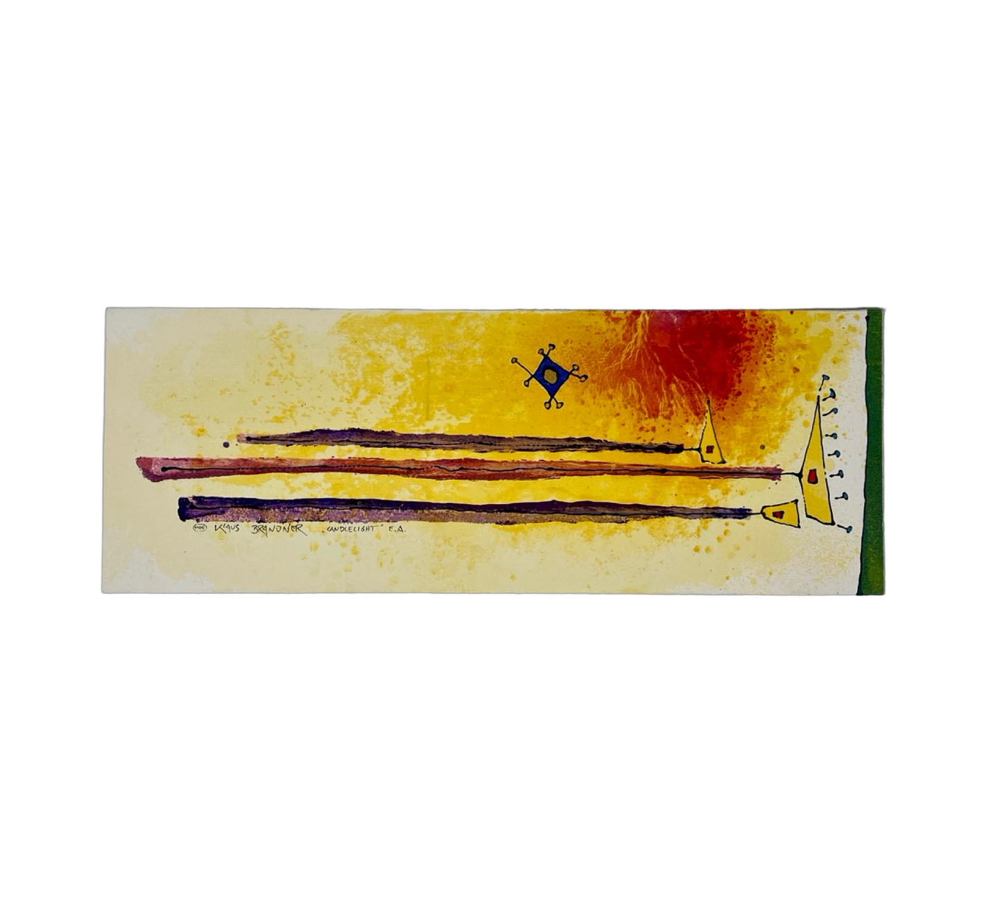Klaus Brandner -„Candlelight“ - Lithografie