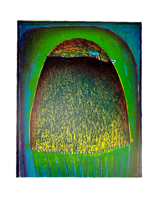 Maria Tomaselli - „Behausung III“ - Lithografie