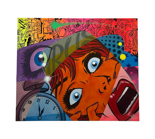 Robert TRUS Wilhelm - „OMG - it‘s 5 to 12“ - Originale Mischtechnik