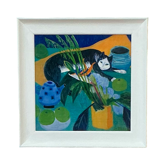 Gerhild Diesner - gerahmter & überarbeiteter Druck