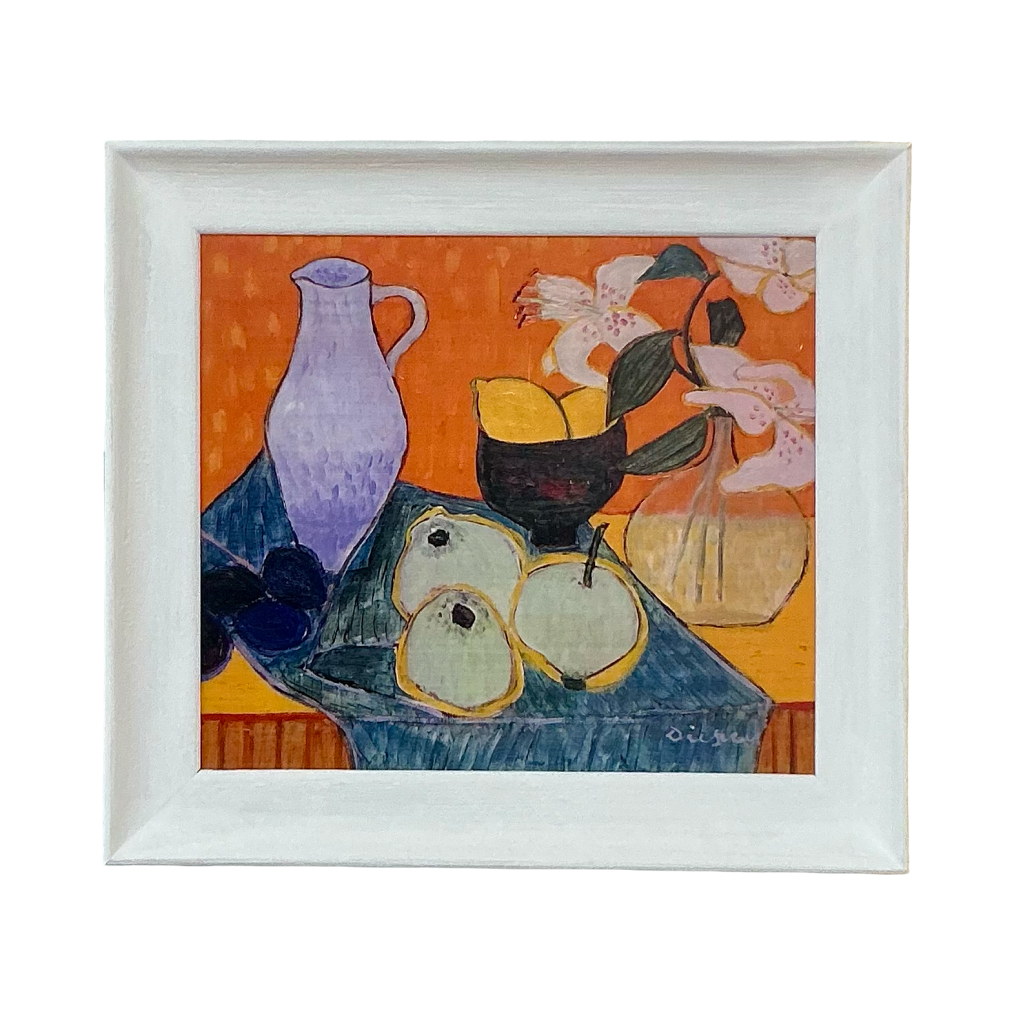 Gerhild Diesner - gerahmter & überarbeiteter Druck