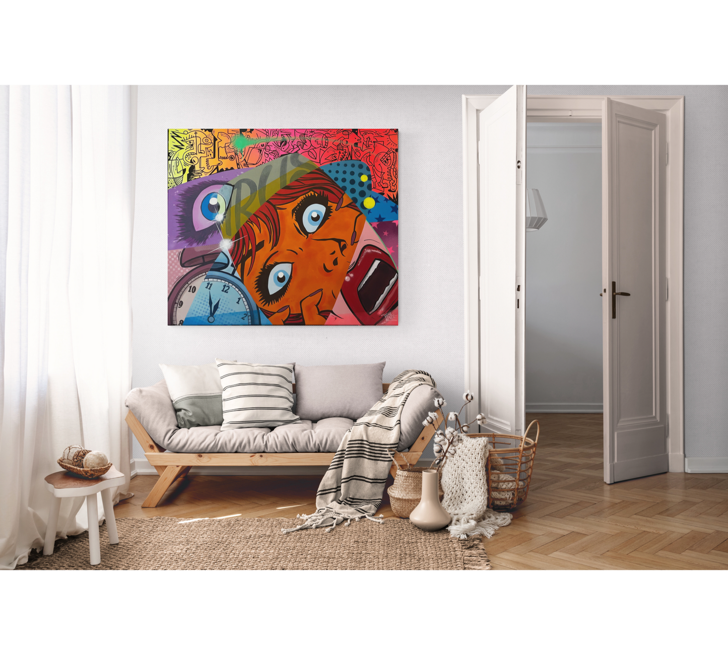 Robert TRUS Wilhelm - „OMG - it‘s 5 to 12“ - Originale Mischtechnik