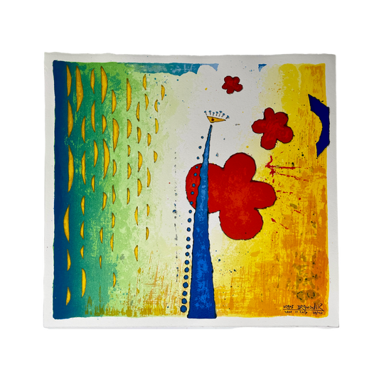 Klaus Brandner - „Take it easy“ - Lithografie