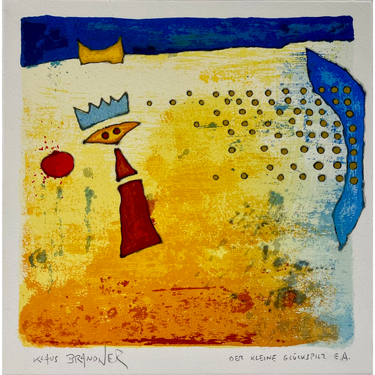 Klaus Brandner - „Der kleine Glückspilz“ - Lithografie