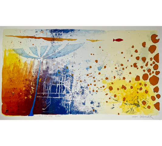 Klaus Brandner -„I do it my way“ - Lithografie