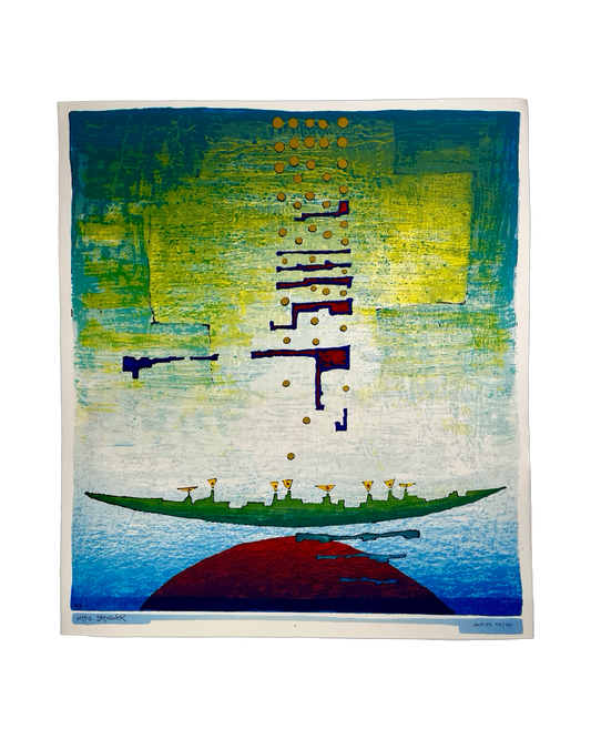 Klaus Brandner - „Lautlos“ - Lithografie