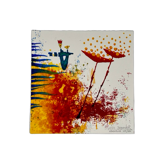 Klaus Brandner- „Höhenflug“ - Lithografie