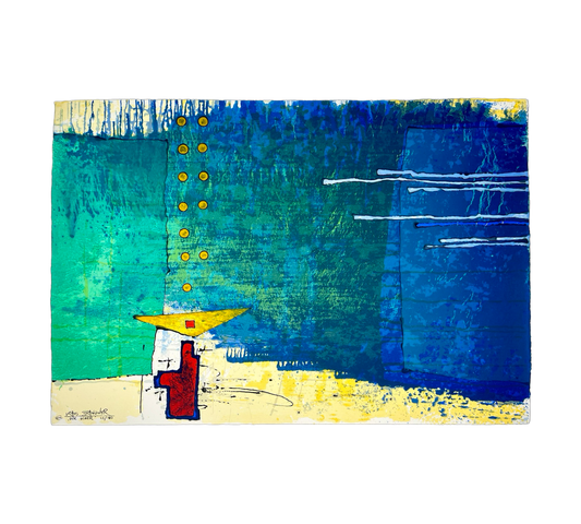Klaus Brandner - „Der Seher“ - Lithografie