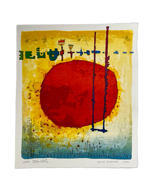 Klaus Brandner - „Walking on Sunshine“ - Lithografie
