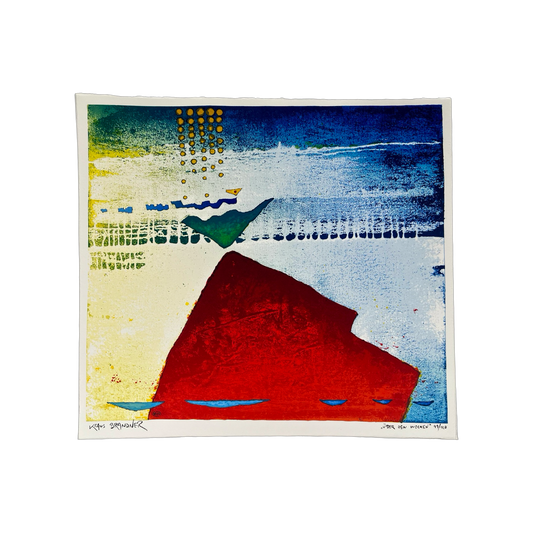 Klaus Brandner -„Über den Wolken“ - Lithografie