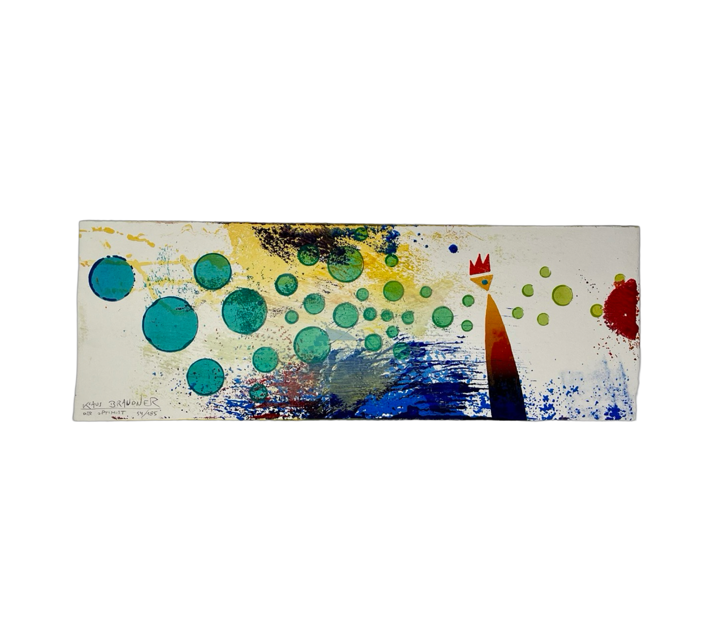 Klaus Brandner -„Der Optimist“ - Lithografie